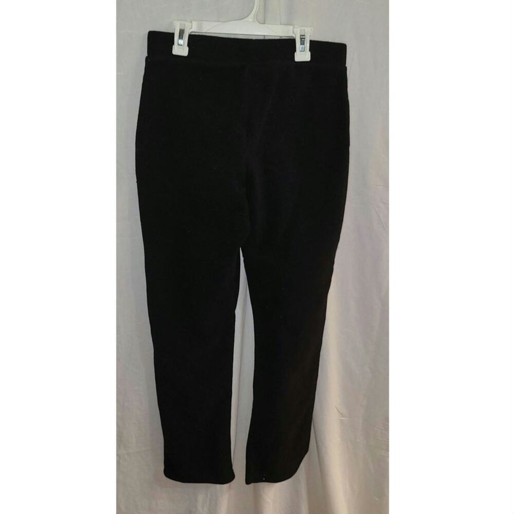 Kids Black Fleece Pants Size 16